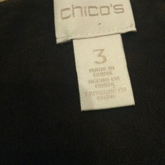 Chico's Jersey Tunic Size 3 Brown Leopard Print - Picture 7 of 11